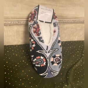 NWT Vera Bradley Floral Slippers Ornate Blooms Medium